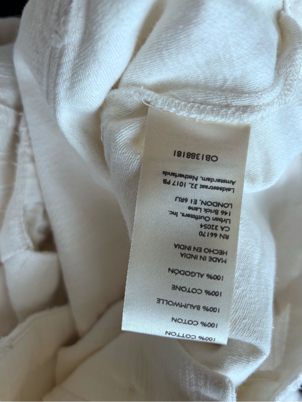 NWT Free People Women's Cream Cargo Cotton Pants. Bay to breaker Pants - Picture 11 of 15